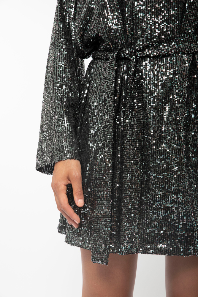 Cora Sequin Dress Night Sky