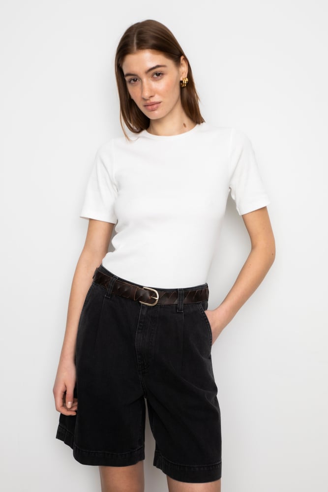 PIHL DENIM Pippa Rib Tee – tilbehør fra Camilla Pihl