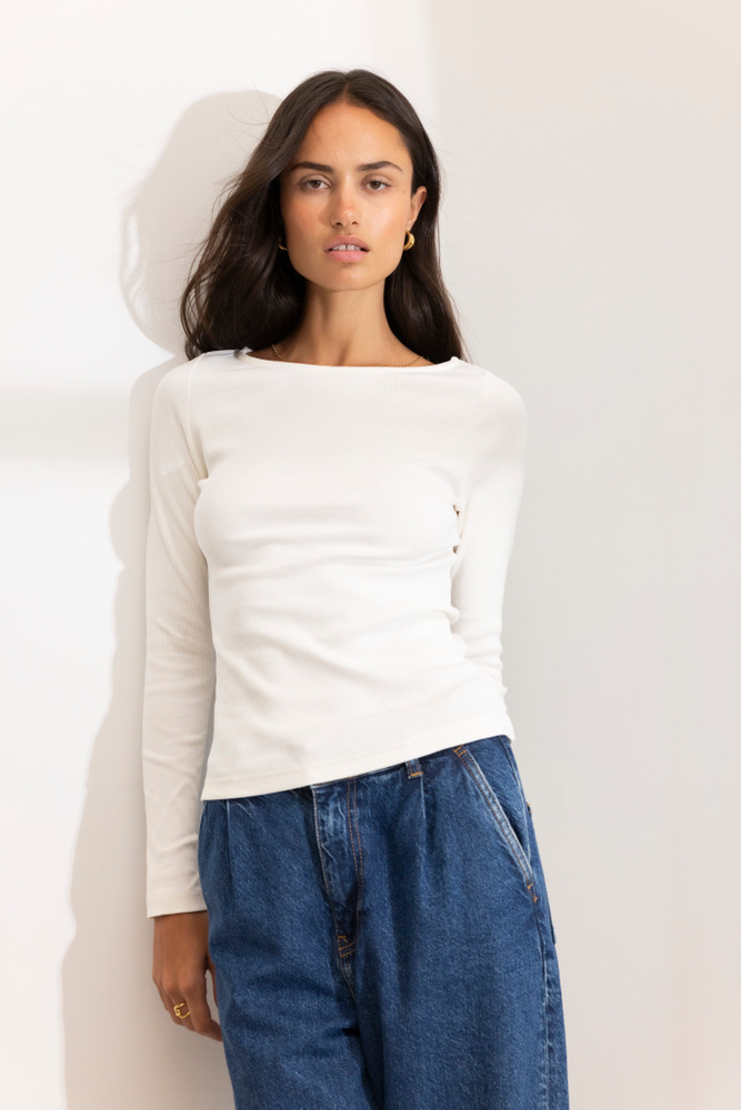 PIHL DENIM Petronella Rib Boatneck – tilbehør fra Camilla Pihl
