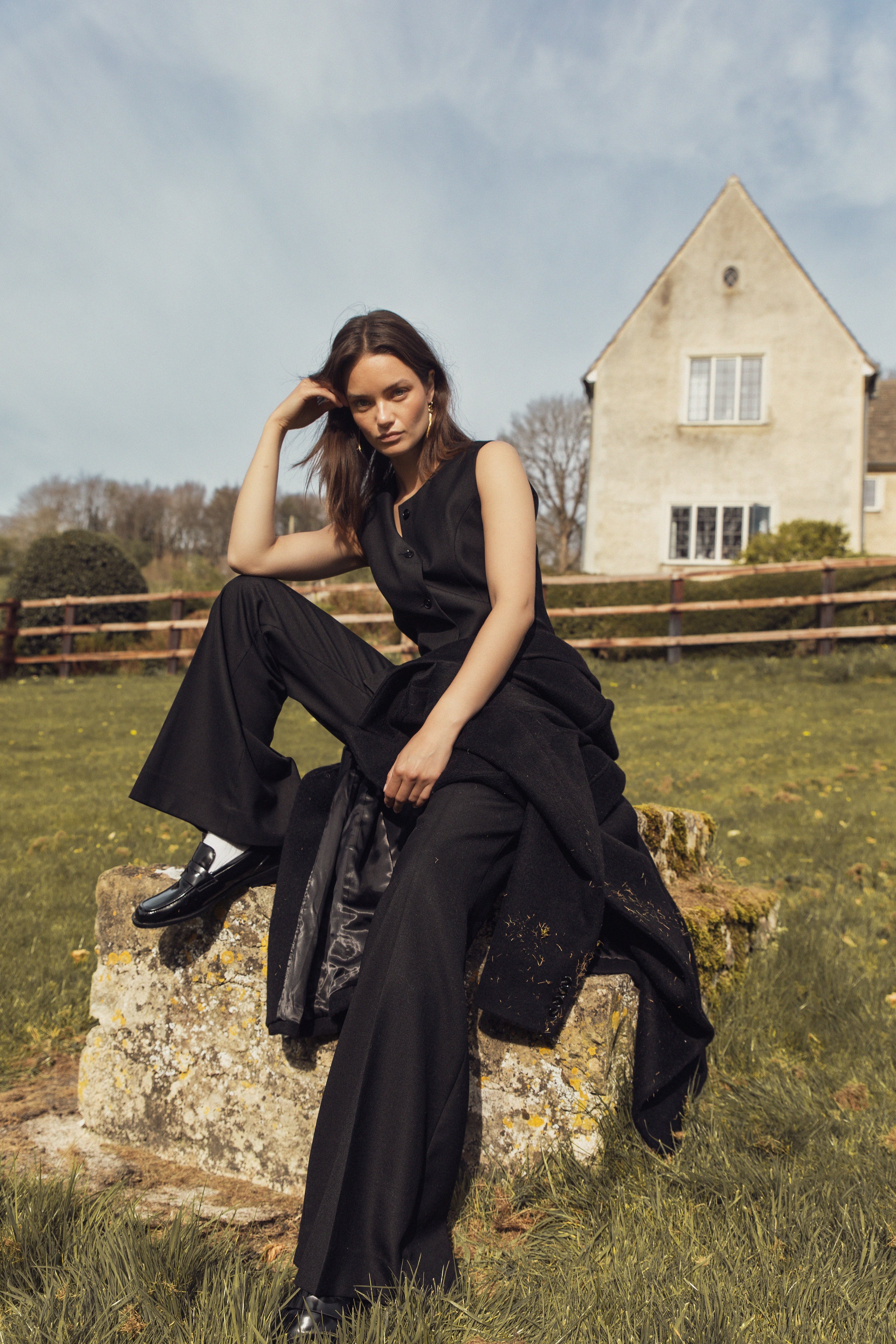Camilla Pihl | Viola Vest - Wool Blend Vest | CAMILLA PIHL