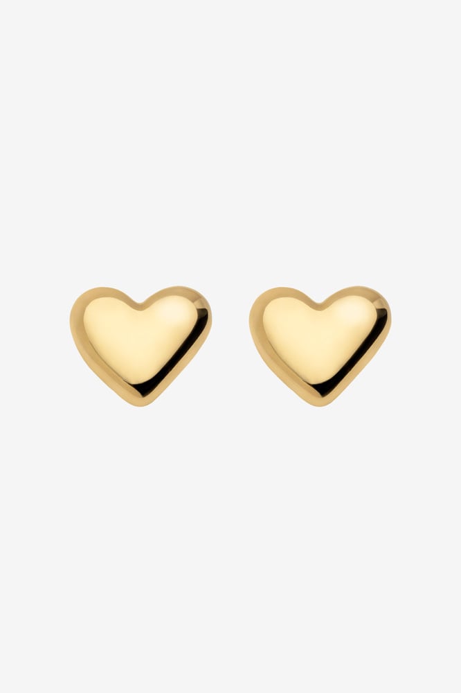 Camilla Pihl The Pebble Heart Studs – smykker fra Camilla Pihl