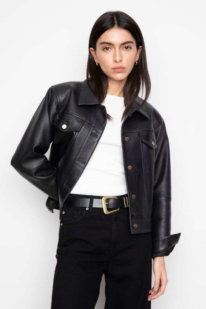 Camilla Pihl Leslie Leather Jacket – tilbehør fra Camilla Pihl