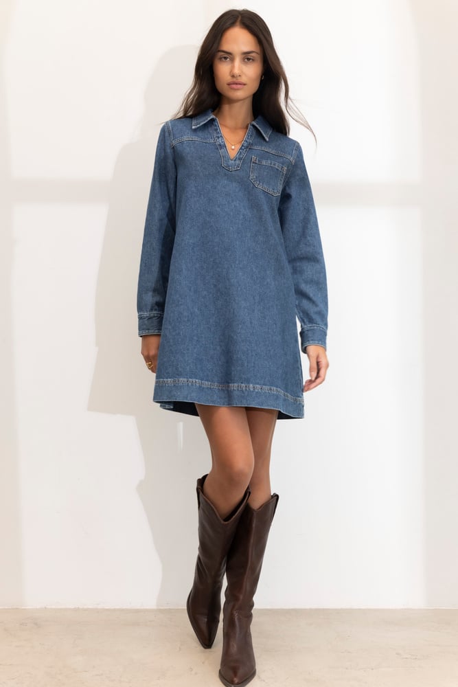 PIHL DENIM Haley Dress – kjoler fra Camilla Pihl