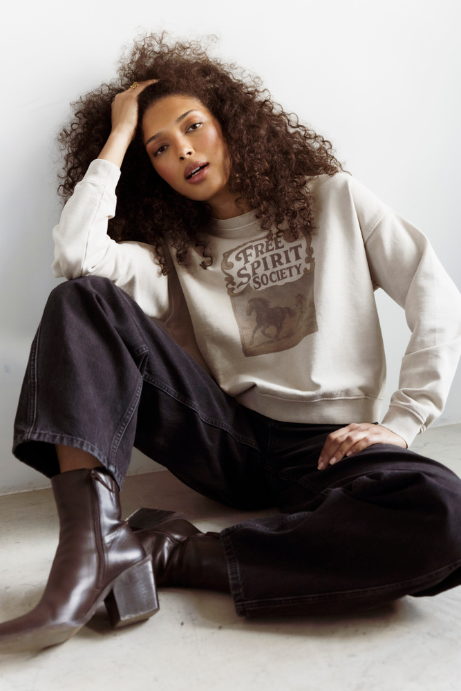 PIHL DENIM Moira Sweatshirt – tilbehør fra Camilla Pihl