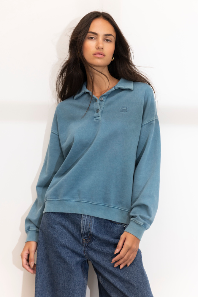 PIHL DENIM Mia Polo Sweatshirt – tilbehør fra Camilla Pihl