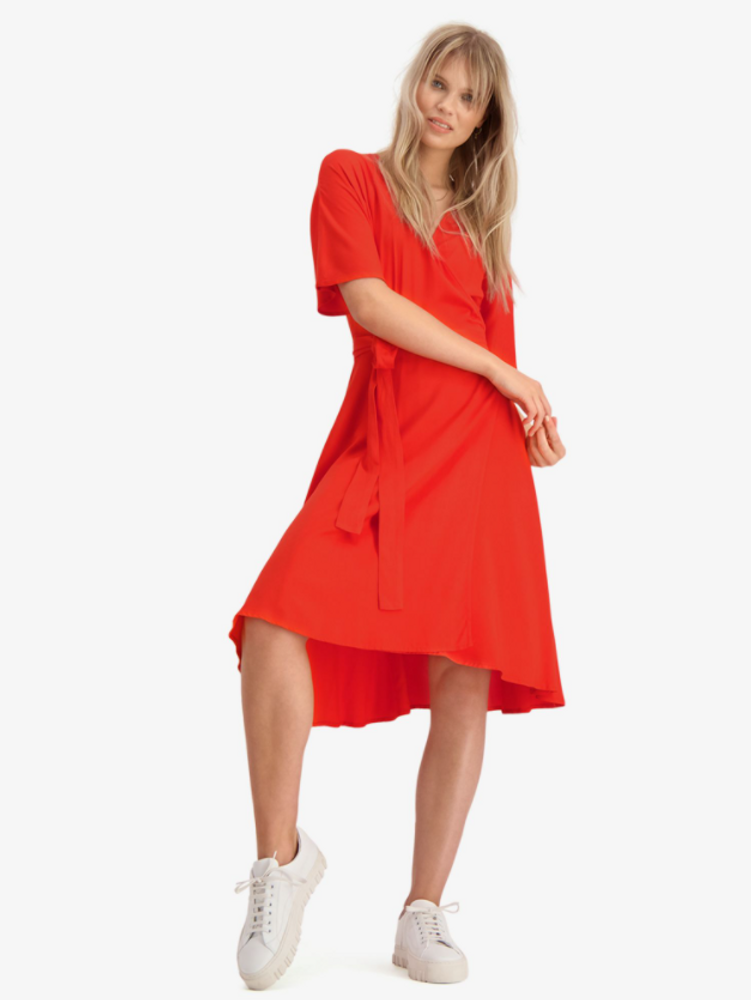 Osa Dress Bright Red