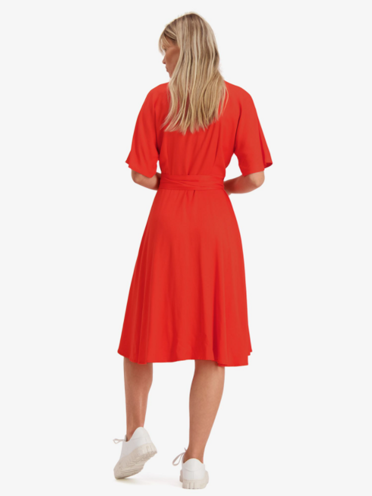 Osa Dress Bright Red