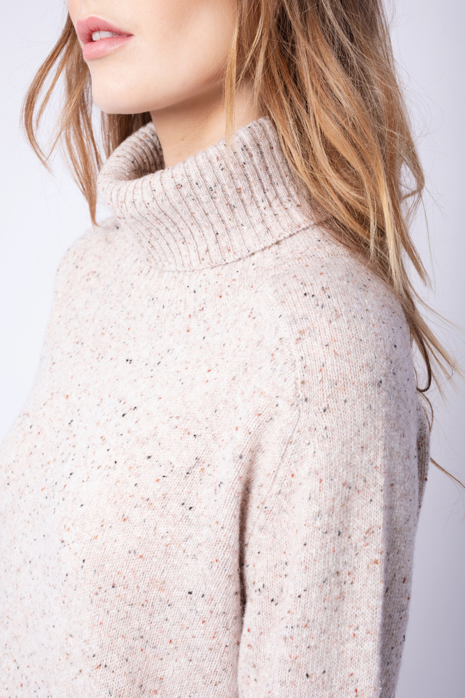 Evelyn Knit Dress Sand Tweed Melange