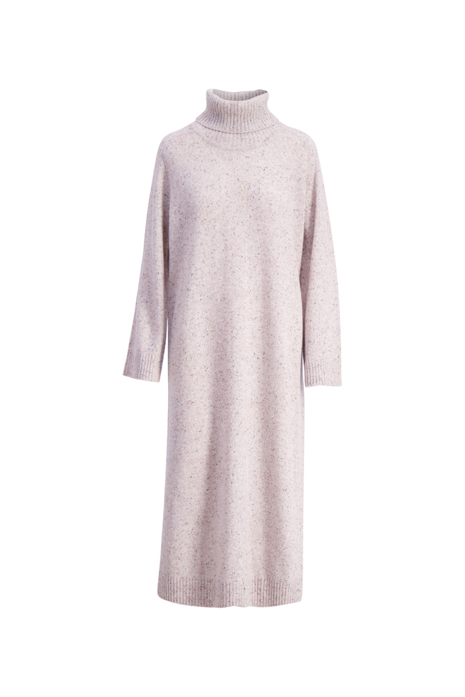 Evelyn Knit Dress Sand Tweed Melange