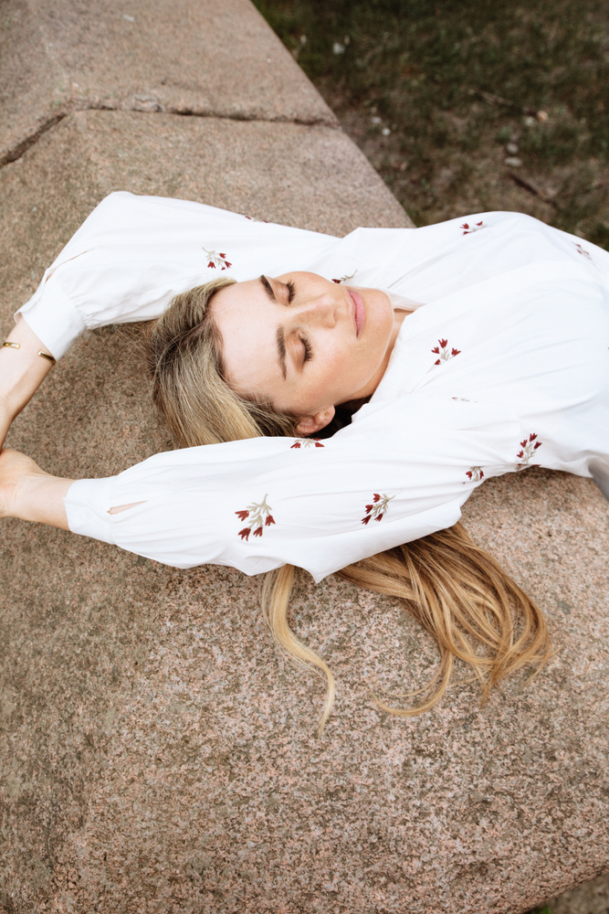Sofia Shirt Embroidered Amaryll