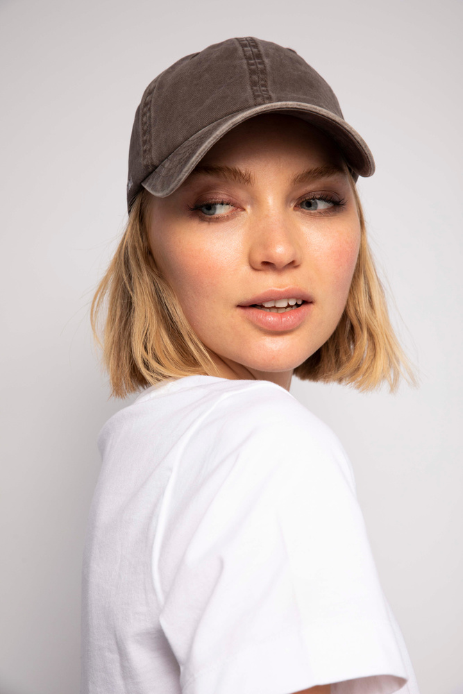 Lily Cap Washed Taupe