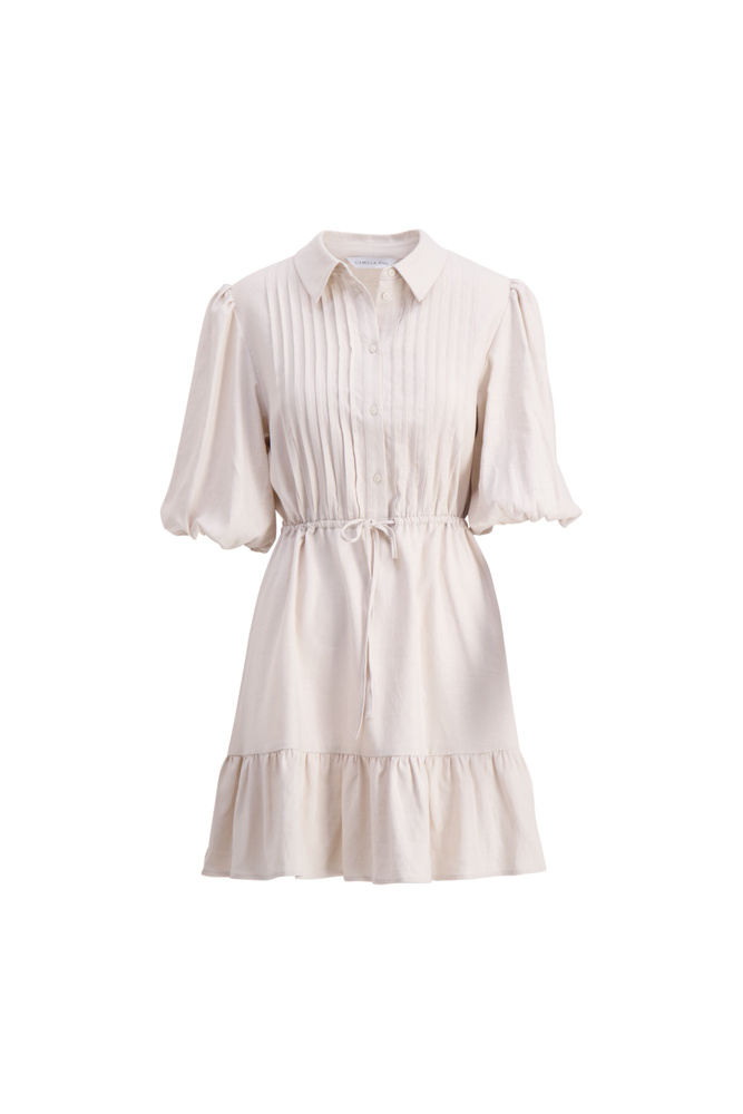 Sorrento Linen Dress Light Sand