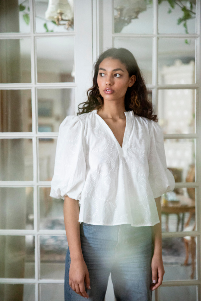 Trinidad Lace Blouse White