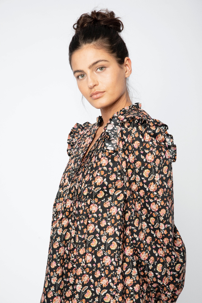 Bermuda Dress Amber Print