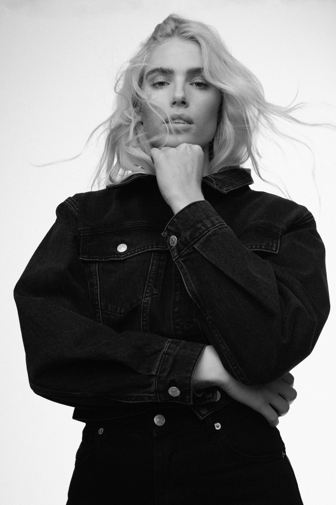 Noelle Denim Jacket Washed Black Camilla Pihl