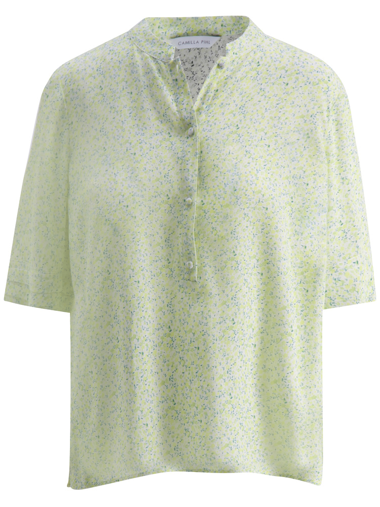 Devora Blouse Green flower