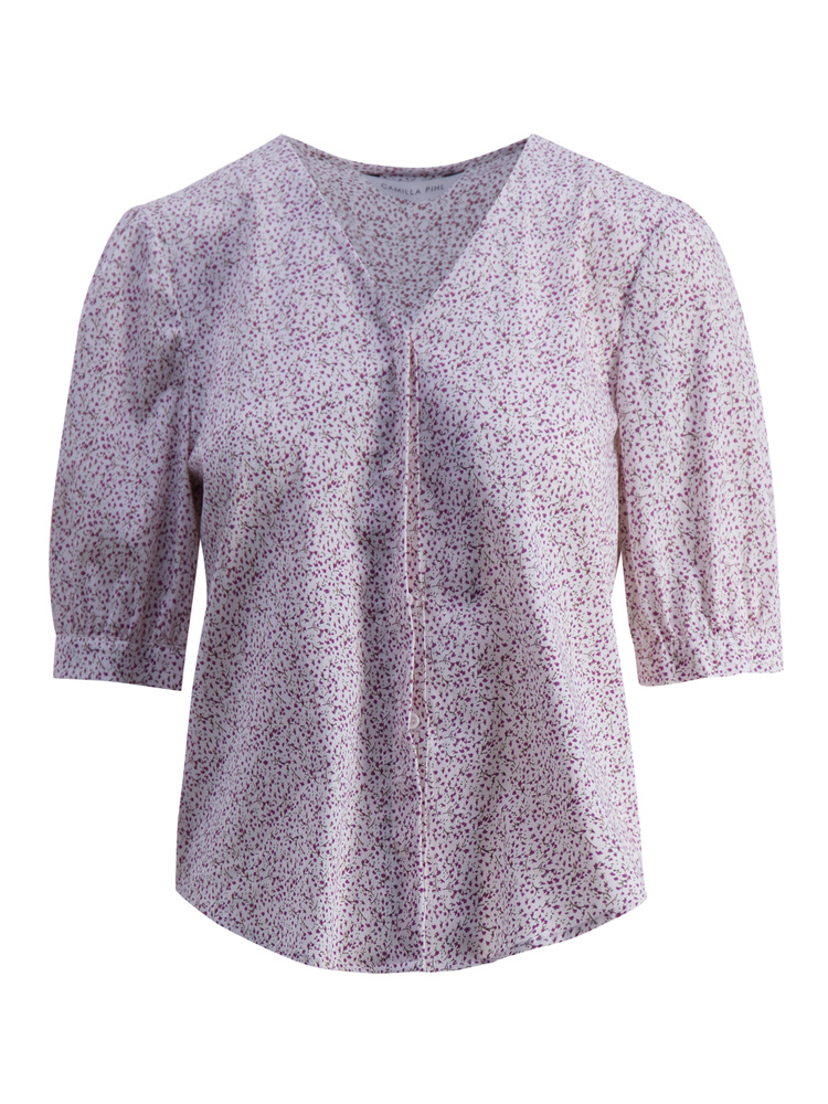 Harper Shirt Lavender Print