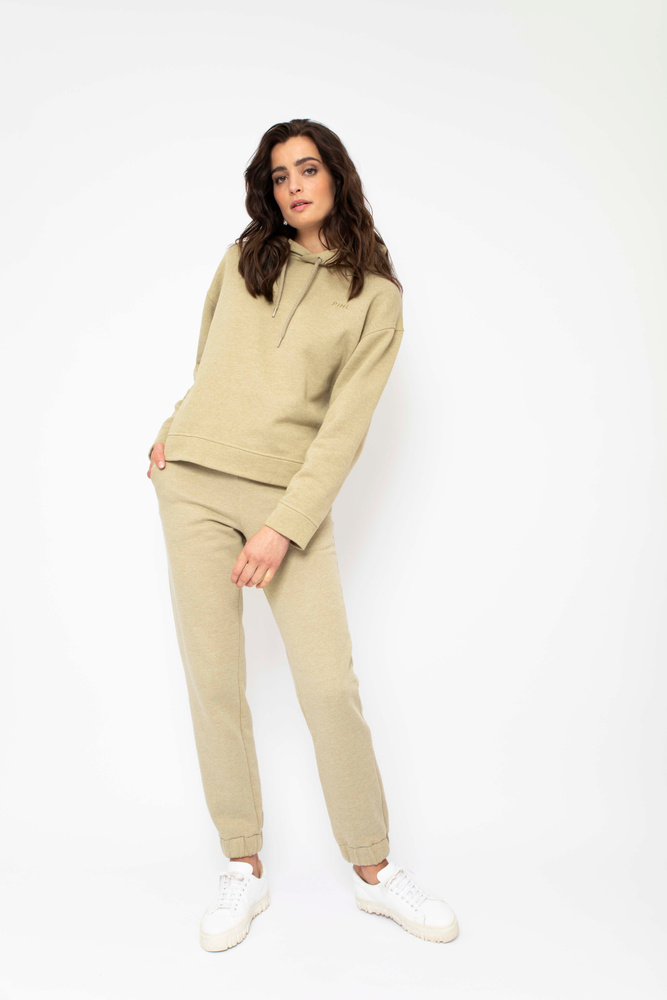 Roxana Sweat Trouser Green Melange