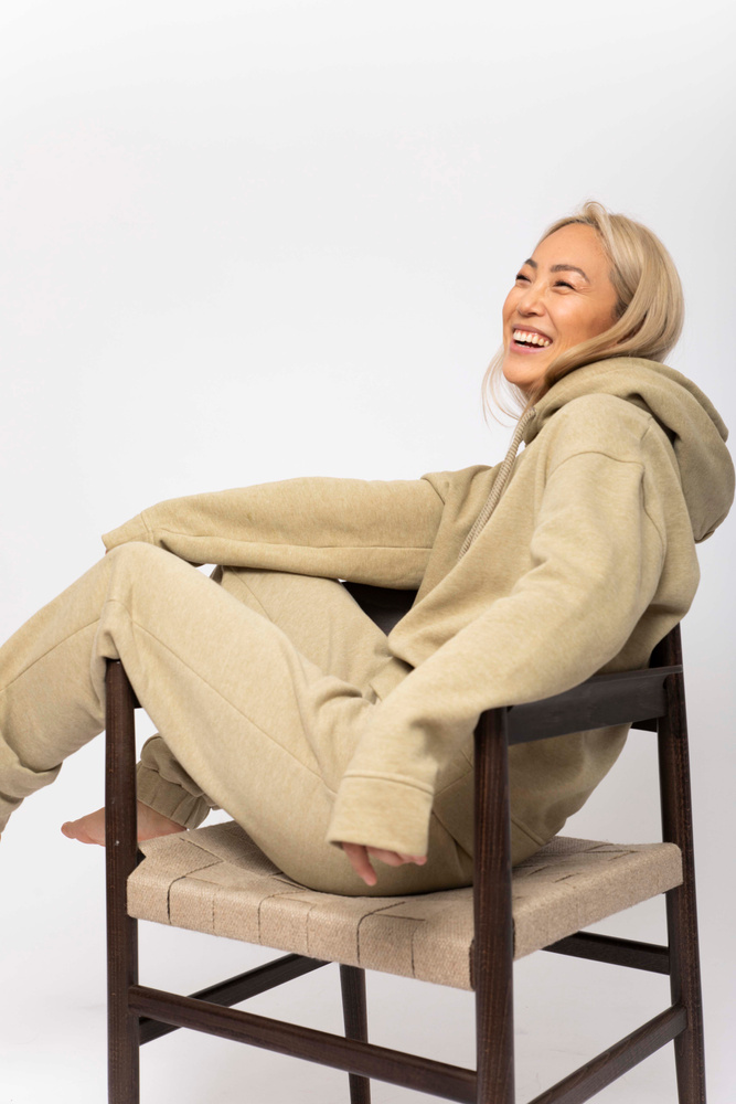 Roxana Sweat Trouser Green Melange