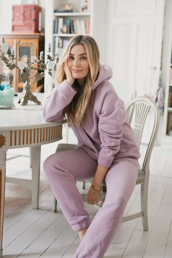 Isabelle Hoodie Lavender Melange