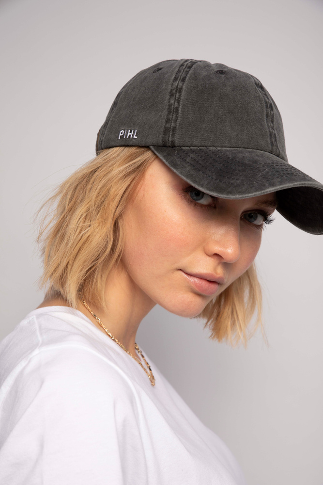 Lily Cap Washed Black