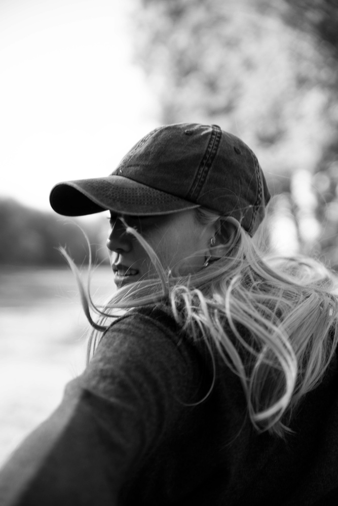 Lily Cap Washed Black
