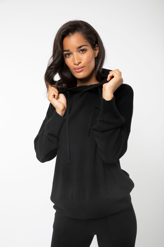 Multe Hoodie Knit Black