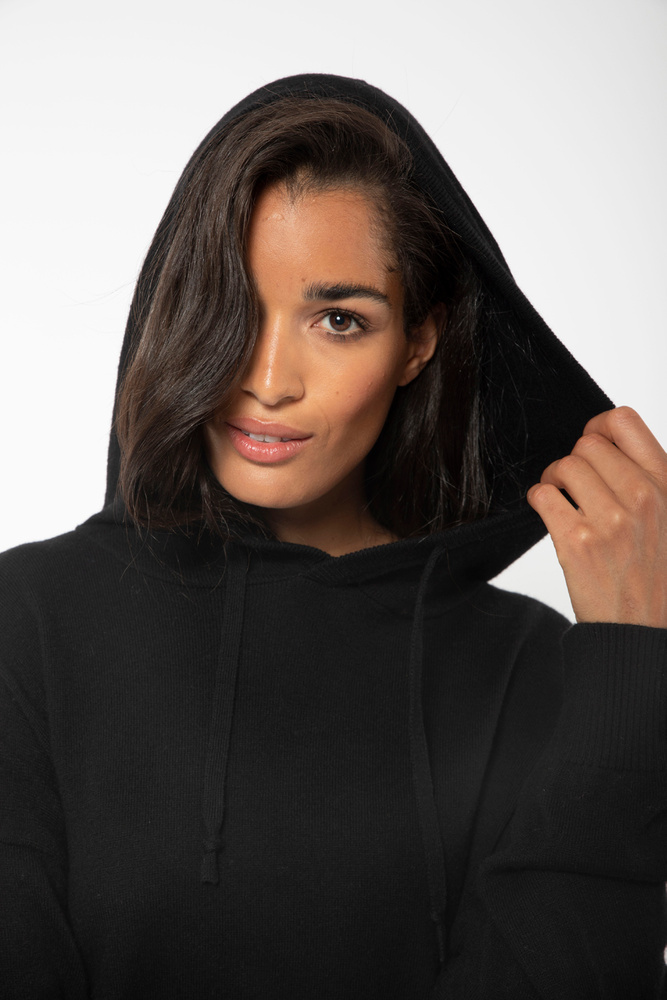 Multe Hoodie Knit Black