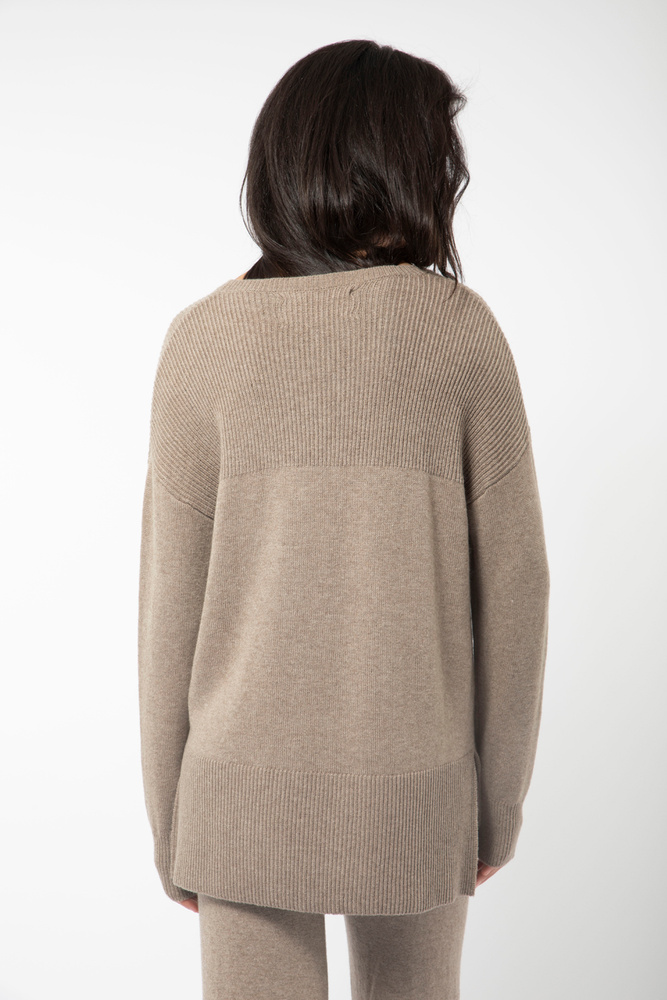 Butterfly Knit Taupe Melange