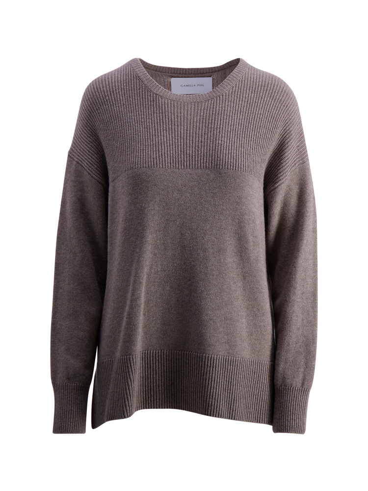 Butterfly Knit Taupe Melange