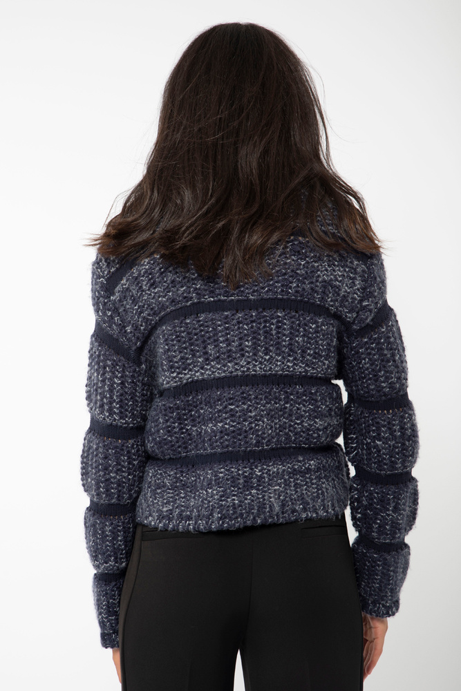 Titte Knit Navy Melange