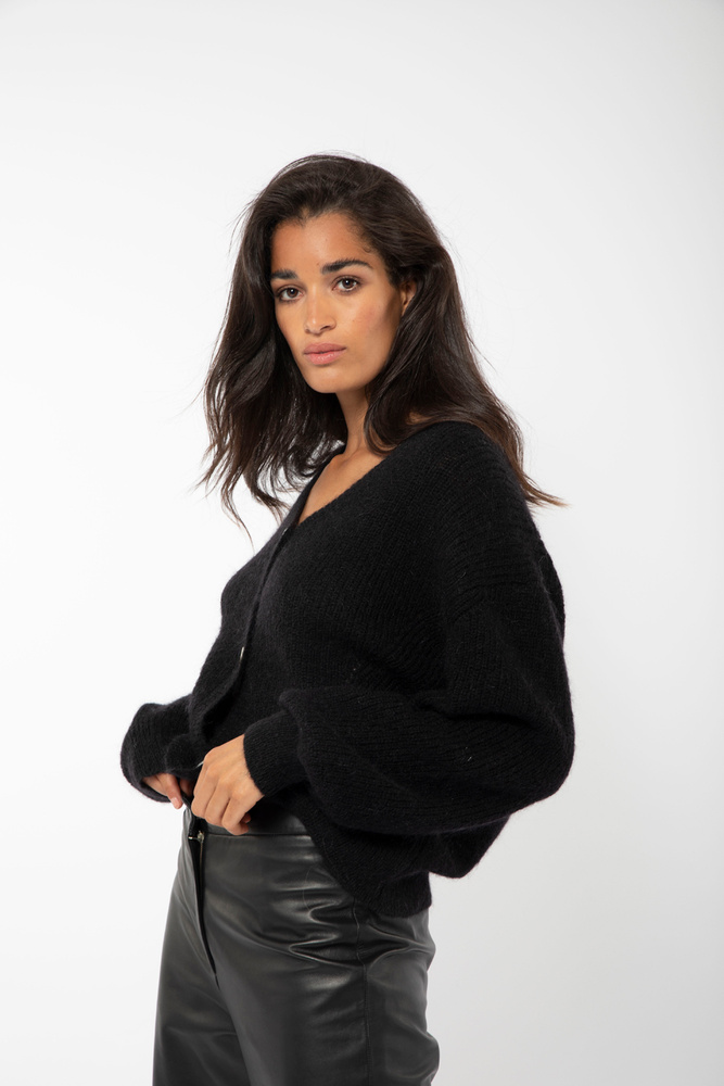 Berg Cardigan Black