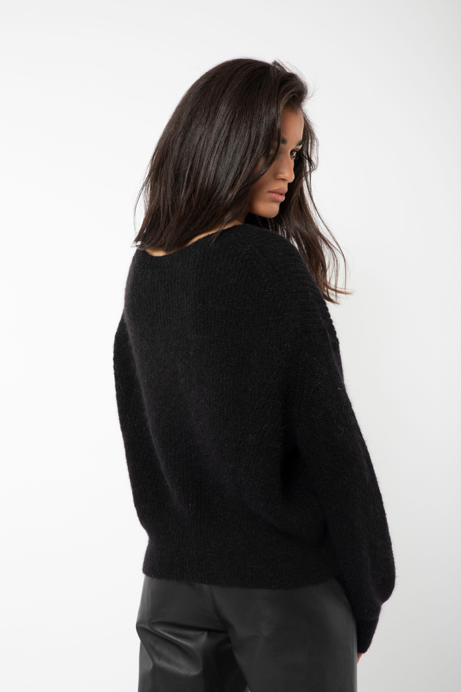 Berg Cardigan Black