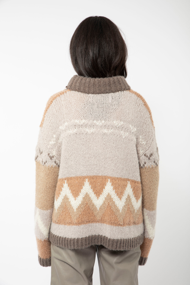 Morning Knit Native Camel