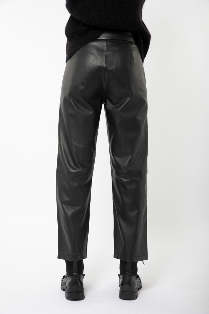 Rimo Leather Trouser Black
