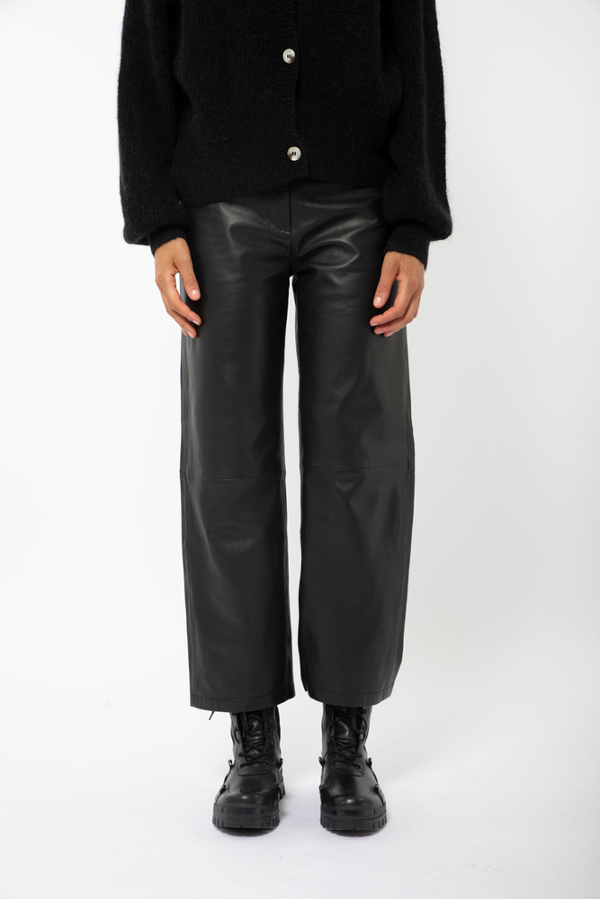Rimo Leather Trouser Black